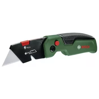 Bosch 1600A032V7 salokāms nazis ar nerūsējošā tērauda asmeni un alumīnija rokturi