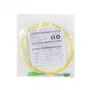 LogiLink FPSLS50 vienmoda OS2 optiskās šķiedras savienojuma kabelis, SC/APC uz LC/APC, 9/125 µm, 50 m, dzeltens