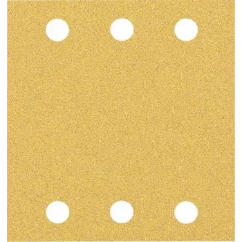 Bosch 2608901655 slīpēšanas loksnes ekscentriskajam slīpmašīnai, graudainība 60, 107 x 115 mm, 50 gab.
