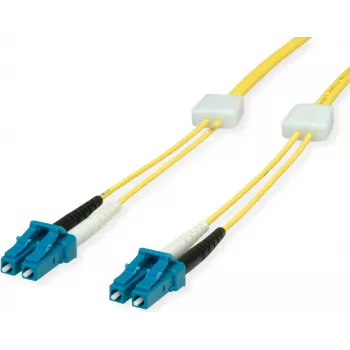 EasyLan FO savienojuma kabelis LC vienmodas Duplex OS2 9/125µm dzeltens 3m LSD02200030