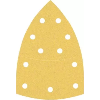 Bosch 2608901649 slīpēšanas loksnes multi-slīpmašīnai, graudainība 120, 93 x 102 mm, 50 gab.