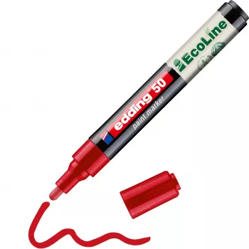 Edding 50 EcoLine krāsas marķieris sarkans 2-3 mm 4-50-002