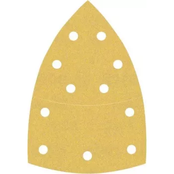 Bosch Accessories 2608901653 slīpēšanas loksnes daudzfunkciju slīpmašīnai, 240. graudainība, 93 x 102 mm, 10 gab.