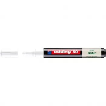 Edding 50 EcoLine krāsas marķieris balts 2-3 mm 4-50-049