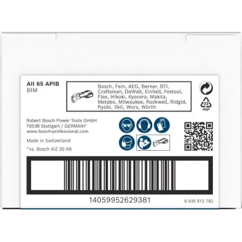 Bosch PRO AII 65 APIB iegremdēšanas zāģa asmens 65x40mm koksnei un metālam, StarlockPlus/Max 2608669081