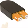 BLUELAN BlueOptics optiskās šķiedras cilpas adapteris OM2 50/125µm daudzmodu SC/UPC duplekss keramikas ferula -40°C līdz +85°C (BOLBSCOM2)