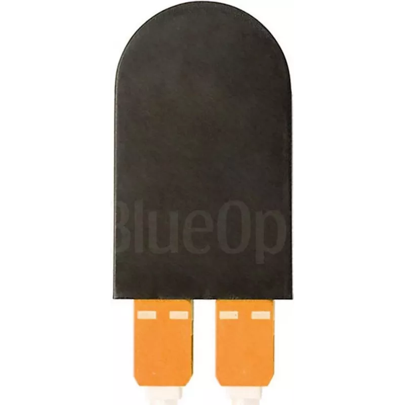 BLUELAN BlueOptics optiskās šķiedras cilpas adapteris OM2 50/125µm daudzmodu SC/UPC duplekss keramikas ferula -40°C līdz +85°C (BOLBSCOM2)
