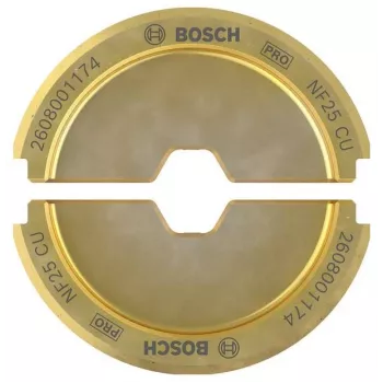 Bosch presēšanas matrica cauruļveida uzmavām un savienotājiem, 25 mm², sešstūra profils, GKC 250