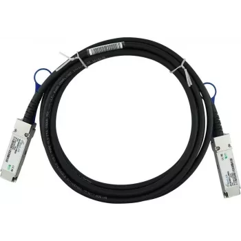 BLUELAN saderīgs Ubiquiti UACC-DAC-QSFP28-2M tiešā savienojuma kabelis, 100GBASE-CR4, Infiniband EDR, 30AWG, 2 metri (UACC-DAC-QSFP28-2M-BL)