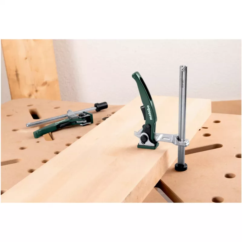 Metabo vertikālā ātrās fiksācijas skava MWB darbgaldiem, 155 mm iespīlēšanas platums, 70 mm izvirzījums 630139000