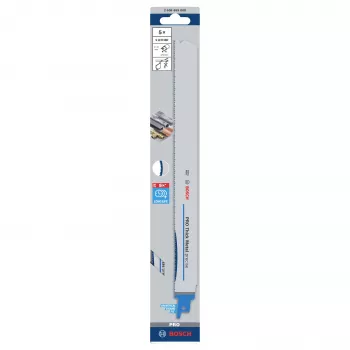 Bosch Professional S1237HBF zāģa asmens ar turp un atpakaļ kustību biezam metālam, 300 mm, 5 gab.