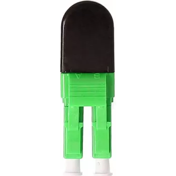 BLUELAN BlueOptics optiskās šķiedras cilpas adapteris OM5 50/125µm daudzmodu LC/UPC Duplex, laima zaļš, keramikas ferula, -40°C līdz +85°C (BOLBLCOM5)