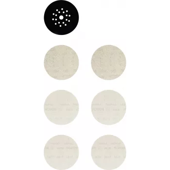 Bosch Expert M480 225 mm slīpēšanas tīklu komplekts ģipškartona slīpmašīnām, graudainība P80/P120/P180, 3 gab. 2608901667