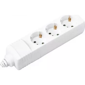 SYGONIX BT-2372208 pagarinātājs ar 6 kontaktligzdām, 1,5 m kabeli, balts