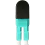 BLUELAN BlueOptics OM3 LC/UPC Dupleksais Daudzmodu Šķiedras Loopback Adapteris, Aqua, Keramiskais Ferula, -40°C līdz +85°C BOLBLCOM3