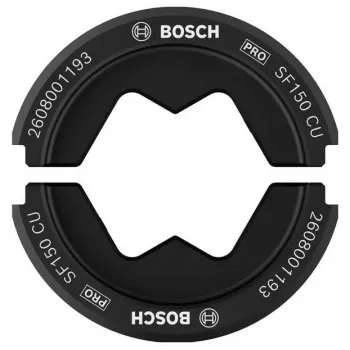 Bosch 2608001166 presformēšanas matrica cauruļveida kabeļu uzgaļiem un savienotājiem, 150 mm², sešstūra profils