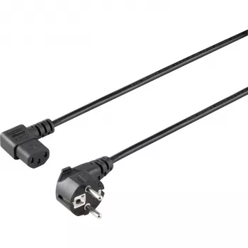 Sygonix SY-5042710 aukstās ierīces barošanas kabelis CEE 7/7 uz IEC C13 2 m melns