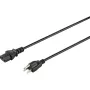 Sygonix SY-5042706 IEC C13 barošanas kabelis CEE 7/7 uz C13 2m melns