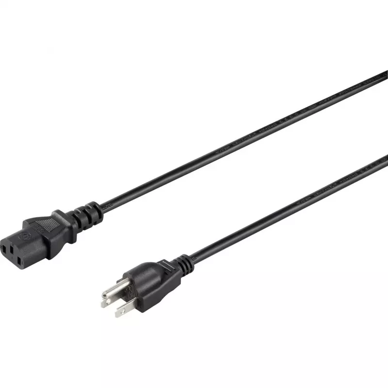 Sygonix SY-5042706 IEC C13 barošanas kabelis CEE 7/7 uz C13 2m melns