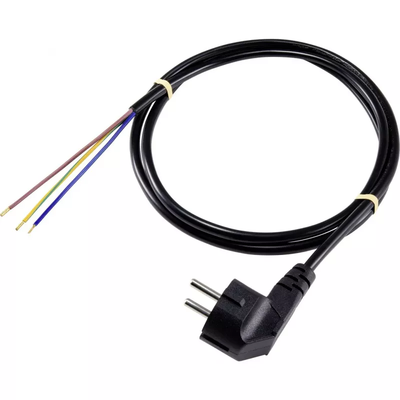 SYGONIX SY-5043470 barošanas kabelis Schuko uz IEC C13, 2 m, melns