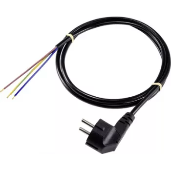 Sygonix SY-5043474 barošanas kabelis CEE 7/7 uz IEC C13 3m melns