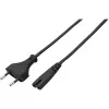 SYGONIX SY-5043504 Barošanas kabelis CEE 7/7 uz IEC C13 3m Melns