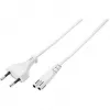 Sygonix SY-5044236 balts barošanas kabelis 3m Schuko uz IEC C13