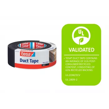 tesa 56498-00000-15 līmlente melna 50 m x 50 mm