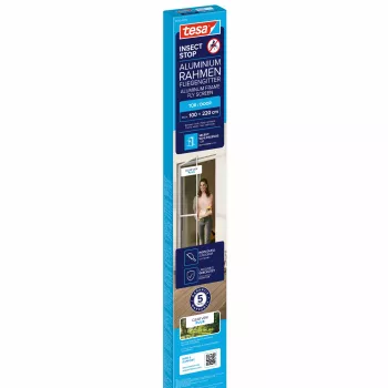 tesa Insect Stop kukaiņu aizsargtīkls durvīm, balts, 1,0 x 2,2 m (55192-00100-00)