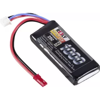 Reely LiPo akumulators 7.4V 1000mAh 2S 25C Softcase ar BEC savienotāju RE-7849758