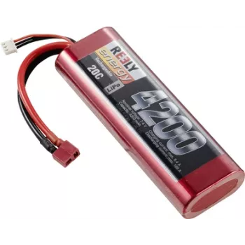 Reely LiPo akumulatoru bloks 7.4V 4200mAh 2S 20C Hardcase T-Plug RE-7851471