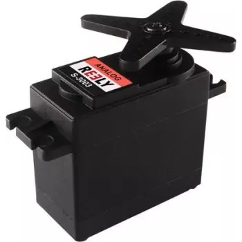 Reely Standard-Servo Analog-Servo ar plastmasas zobratiem un JR savienotāju (RE-6751239)