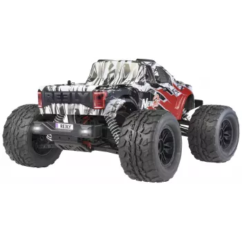 Reely New2 Super Combo Brushless 1:10 RC elektriskais Monster Truck 4WD 100% RTR 2.4 GHz ar akumulatoru, lādētāju un raidītāja baterijām (RE-7766676)