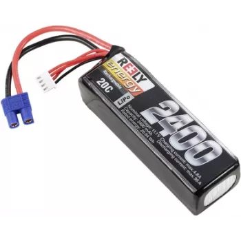 Reely LiPo akumulatoru bloks 11,1V 2400mAh 3S 20C Softcase EC3 (RE-7853469)