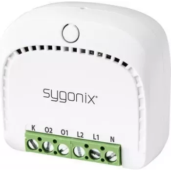 Sygonix SY-4699844 Wi-Fi viedā kontaktligzda ar enerģijas monitoringu, 3680 W, F tips, iekštelpu, saderīga ar Alexa un Google Home