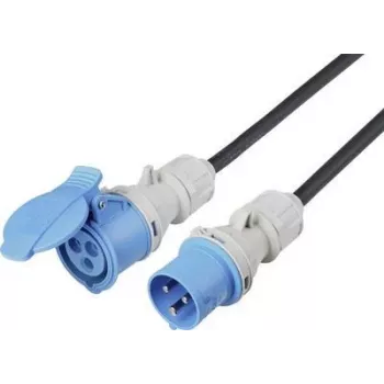 SYGONIX SY-5244052 Pagarinātāja kabelis 16 A melns 10 m laikapstākļiem izturīgs