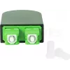 BLUELAN BlueOptics optiskās šķiedras cilpas adapteris OM5 50/125µm daudzmodu SC/UPC duplekss laima zaļš keramikas ferula -40°C līdz +85°C (BOLBSCOM5)