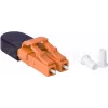 BLUELAN BlueOptics optiskās šķiedras cilpas adapteris OM2 LC/UPC duplex keramikas uzgalis -40°C līdz +85°C (BOLBLCOM2)