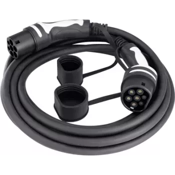 Sygonix SY-5836546 eMobility Type 2 uzlādes kabelis 5 m 11 kW 20 A 3 fāzes IP65 āra apstākļiem