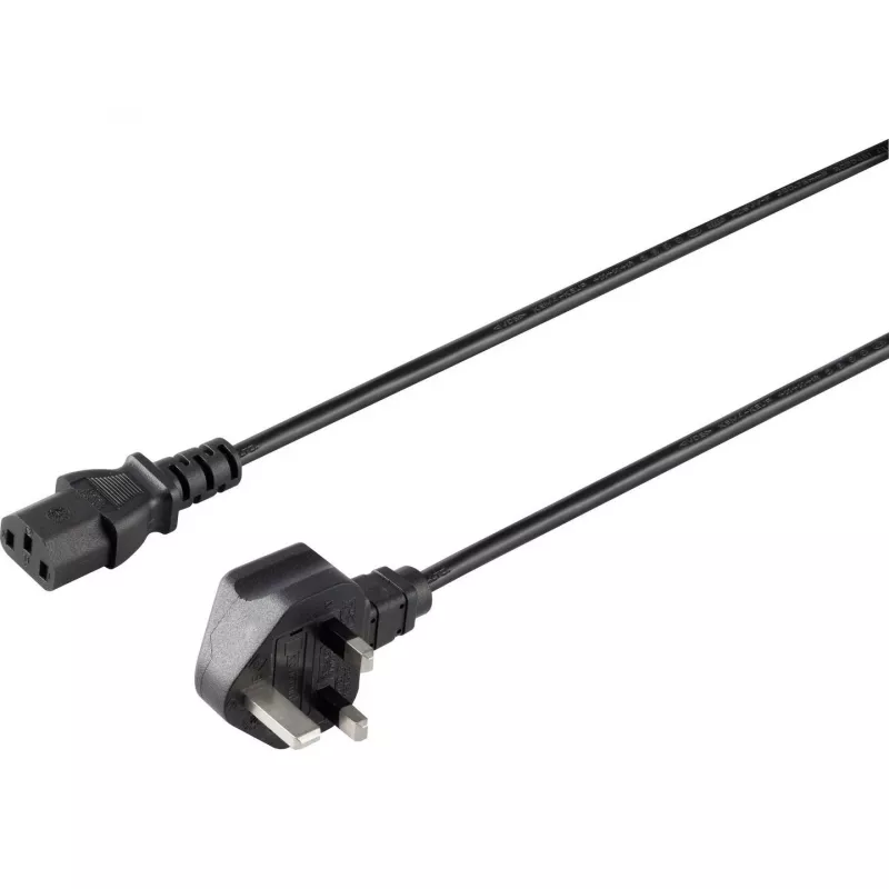 SYGONIX SY-5042738 barošanas kabelis CEE 7/7 uz IEC C13, 2 m, melns