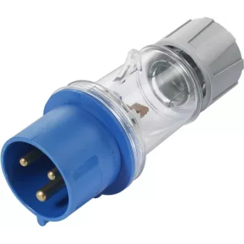 Sygonix SY-5871534 CEE-CARA spraudnis 32 A 3 polu 230 V/AC IP44 caurspīdīgs