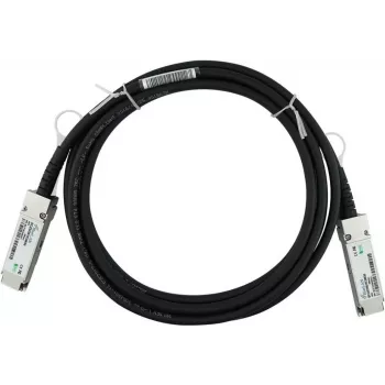 BlueLAN 40G QSFP+ uz QSFP+ pasīvais tiešās pievienošanas vara kabelis, 3m, 30 AWG, PVC 40G-QSFP-QSFP-P-0301-BL
