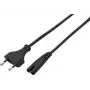 SYGONIX SY-5043508 barošanas kabelis Schuko uz IEC C13 5m melns