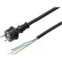 Sygonix SY-6029112 tīkla barošanas kabelis CEE 7/7 uz IEC C13 4,5 m melns