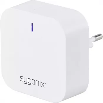 Sygonix SY-6052182 ZigBee Bluetooth vārteja balta viedmājas centrmezgls līdz 128 ierīcēm