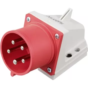 Sygonix SY-6261874 CEE sienas kontaktligzda 32 A 5-poliem 415 V/AC IP44 virsmas montāžas
