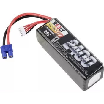 Reely LiPo akumulatoru komplekts 14.8V 2400mAh 4S 20C Softcase EC3 RE-7853466