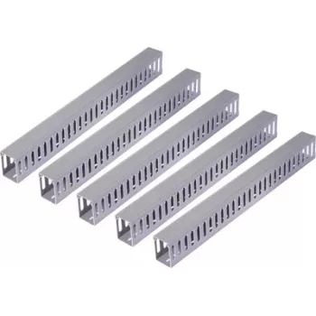Sygonix SY-6801170 pelēks PVC kabeļu kanāls 40x40mm 2m