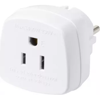 Sygonix SY-7062426 ceļojumu adapteris no ASV uz Schuko ar iezemējumu