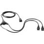 SYGONIX SY-5042698 barošanas kabelis C13 uz Schuko 2,35 m melns